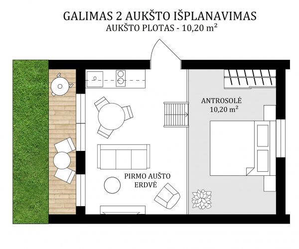 2d galimas 2 aukstas